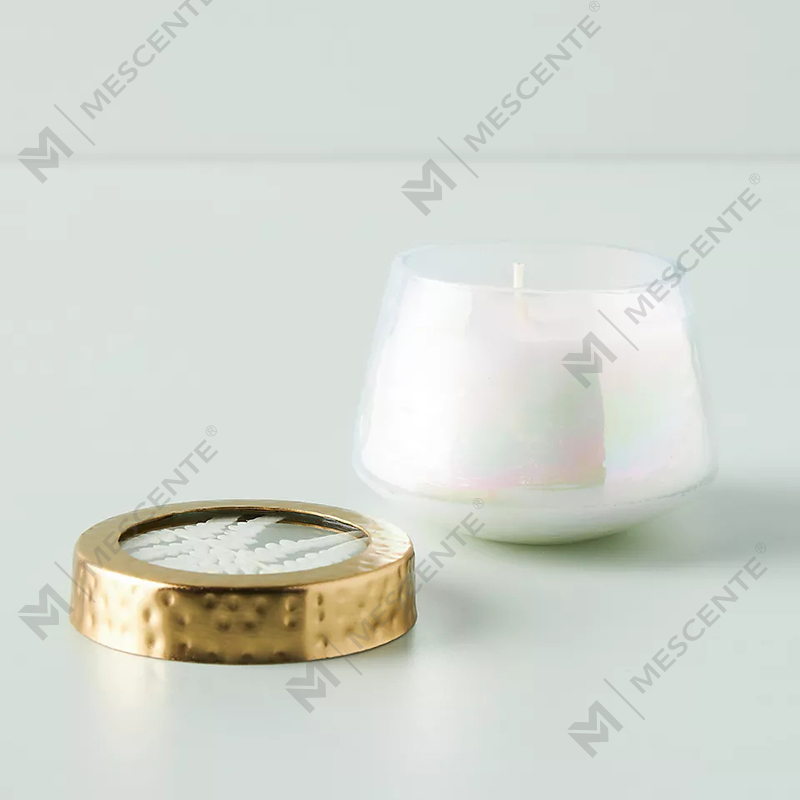 Wholesale Customized Pribadong Label Dekorasyon ng Bahay Clear Glass Strong Scented Candles