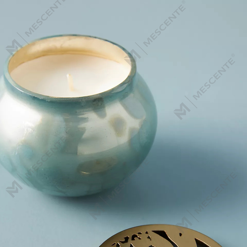 M&scent Pribadong Label Custom na Dekorasyon sa Bahay Mamahaling Glass Candle Jars Soy Wax Scented Candles na May Takip