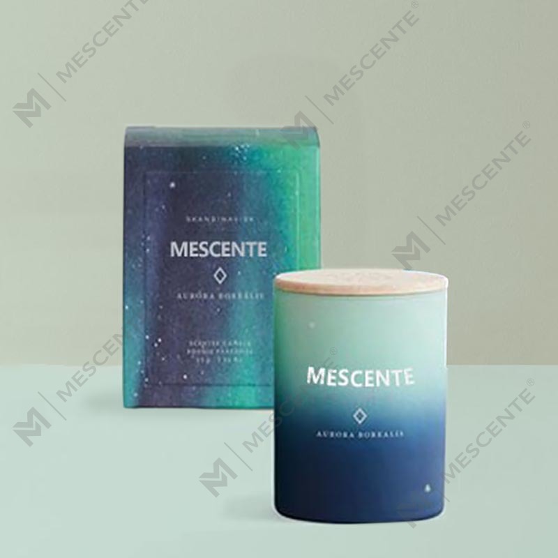 M&Scent Customized Pribadong Label Dekorasyon ng Bahay Mga Mabangong Kandila Sa Glass Jar