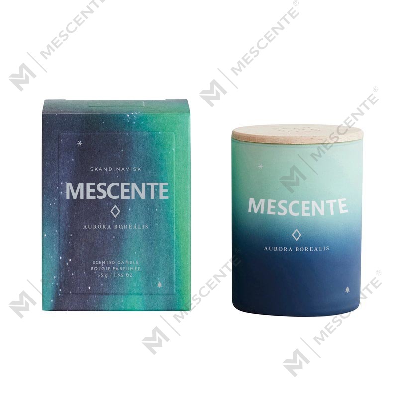 M&Scent Customized Pribadong Label Dekorasyon ng Bahay Mga Mabangong Kandila Sa Glass Jar