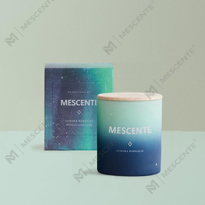 M&Scent Customized Pribadong Label Dekorasyon ng Bahay Mga Mabangong Kandila Sa Glass Jar