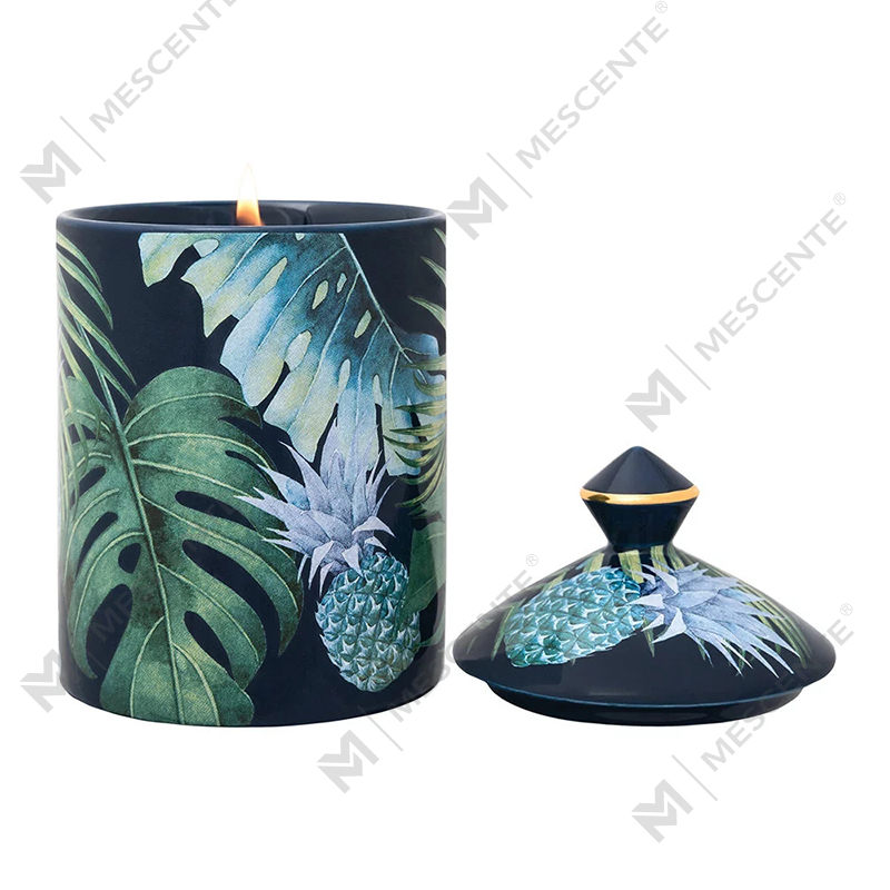 M&Scent Special Design Color Urban Botanics Tumbler Candle na may Folding Box