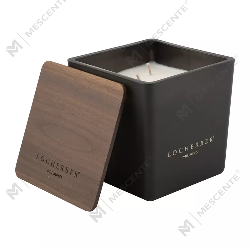 M&scent 2025 Malaking Eco Friendly na Glass Scented Candle na May Briccole Wood na Takip