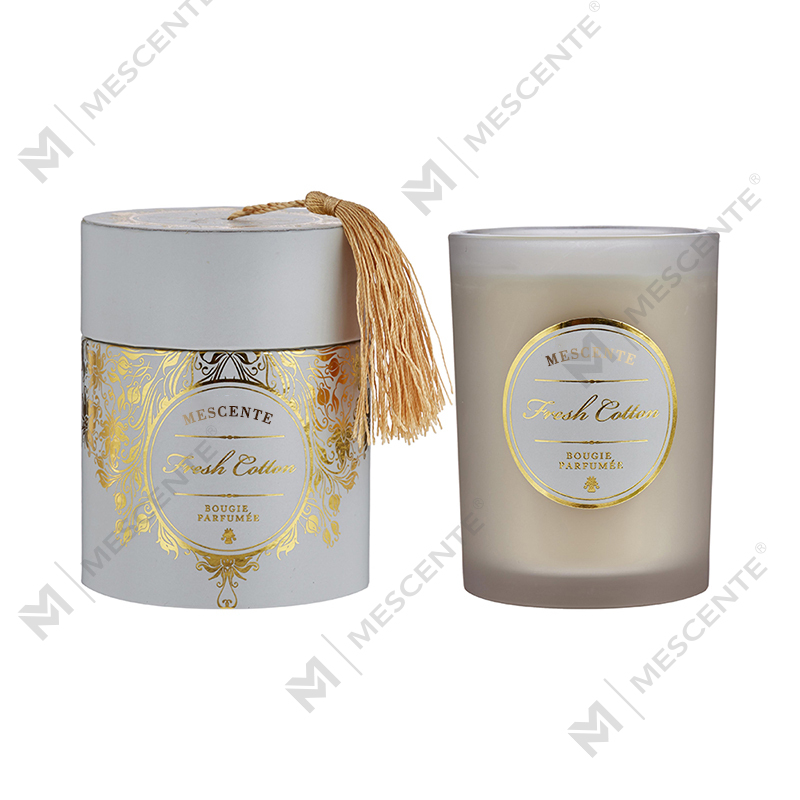 M&Scent Luxury Christmas White Personalized Logo Scented Candles