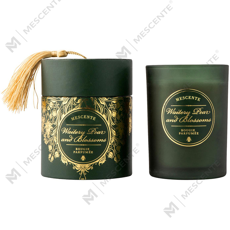 M&Scent Luxury Christmas White Personalized Logo Scented Candles