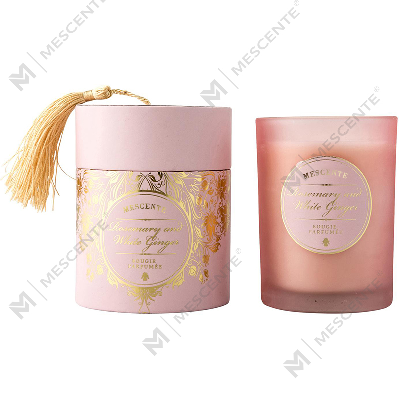 M&Scent Luxury Christmas White Personalized Logo Scented Candles