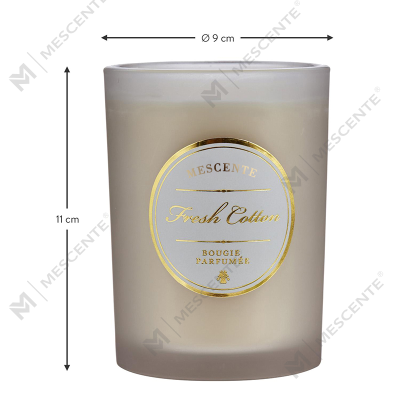 M&Scent Luxury Christmas White Personalized Logo Scented Candles