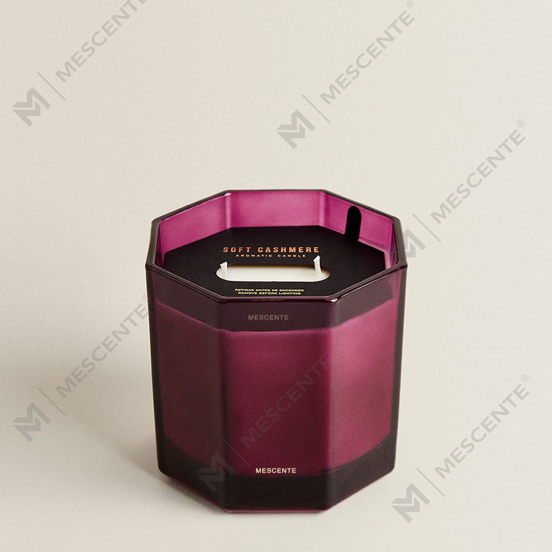 M&Scent Luxury Christmas Scented Candles Aromatherapy Aroma Soy Wax Candles sa Black Glass Jar Gift Box