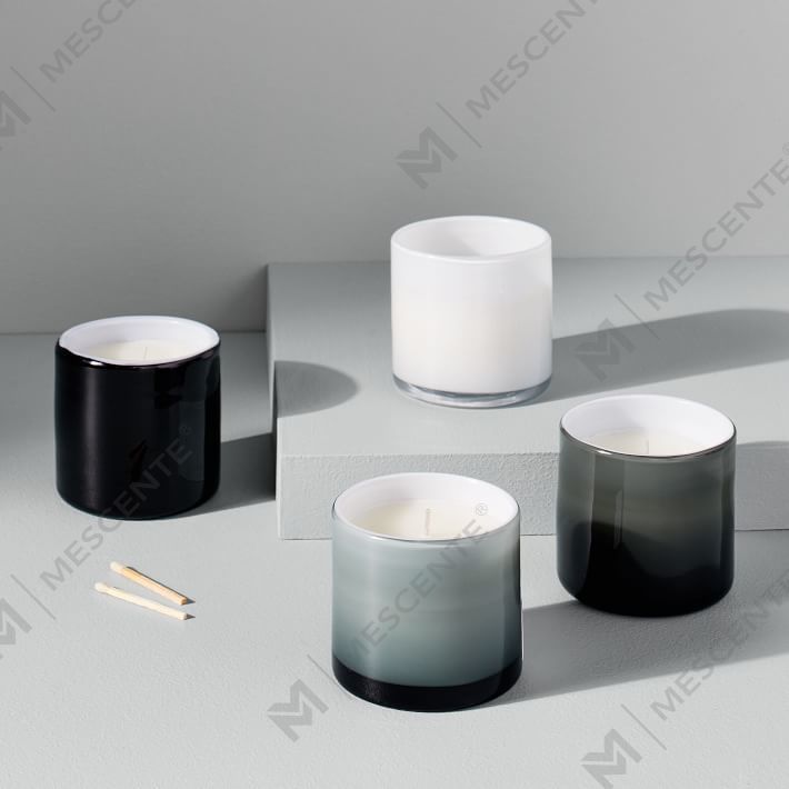 Wholesale Luxury Custom Personalized Decorative Packing Glass Holder Mga Mabangong Kandila