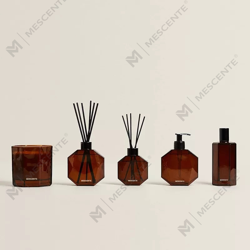 M&Scent custom luxury private label 200ml 500ml home reed diffuser na may box
