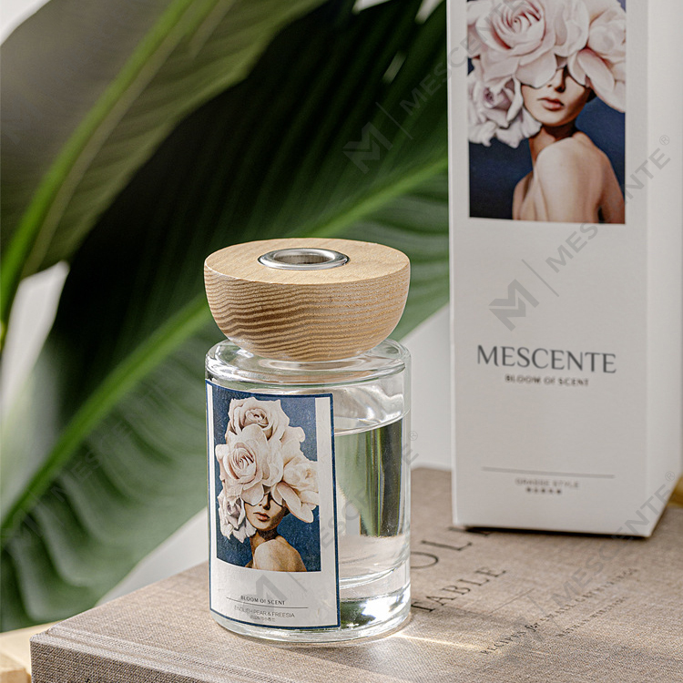 M&Scent wholesale private label glass bottle stick reed diffuser sets na may stopper