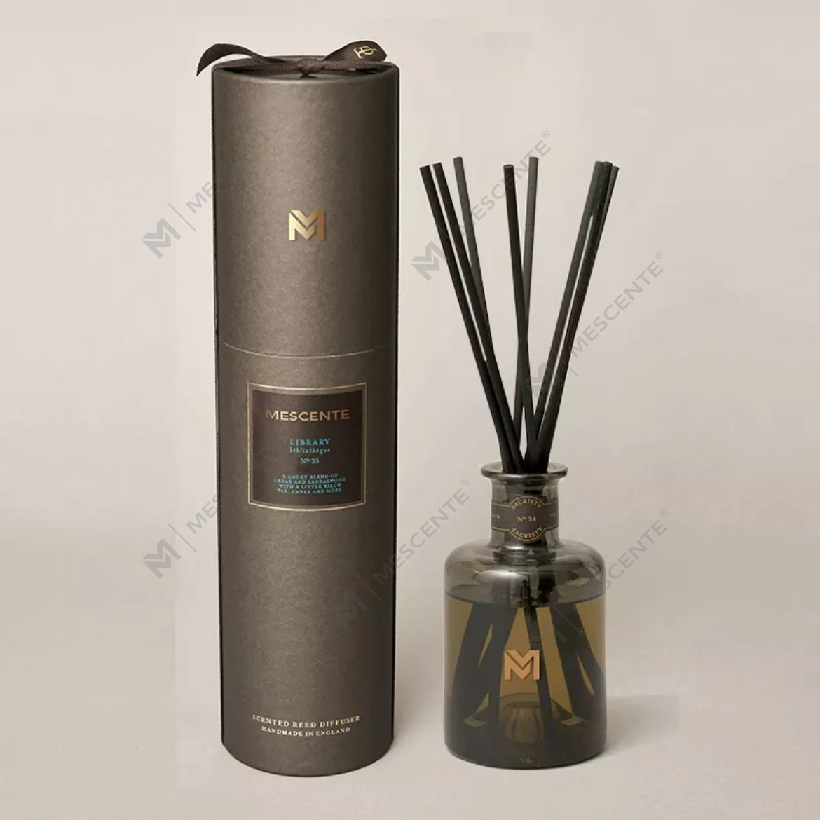 M&Scent wholesale luxury 500ml black bottle diffuseur Reed fragrance reed diffuser na may gift box