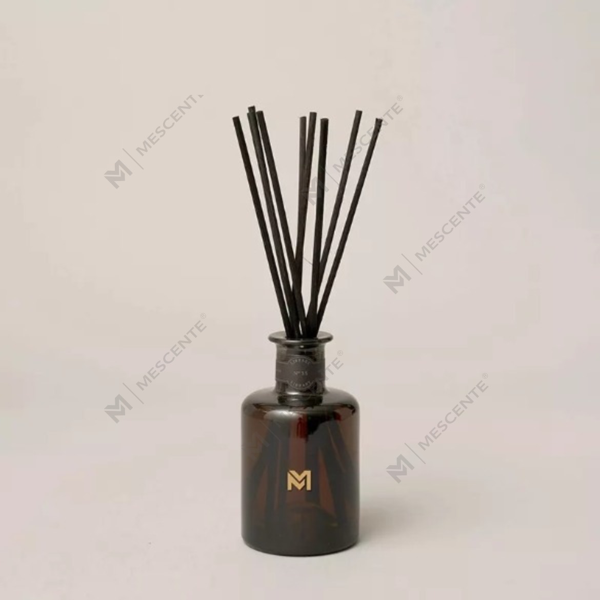 M&Scent wholesale luxury 500ml black bottle diffuseur Reed fragrance reed diffuser na may gift box