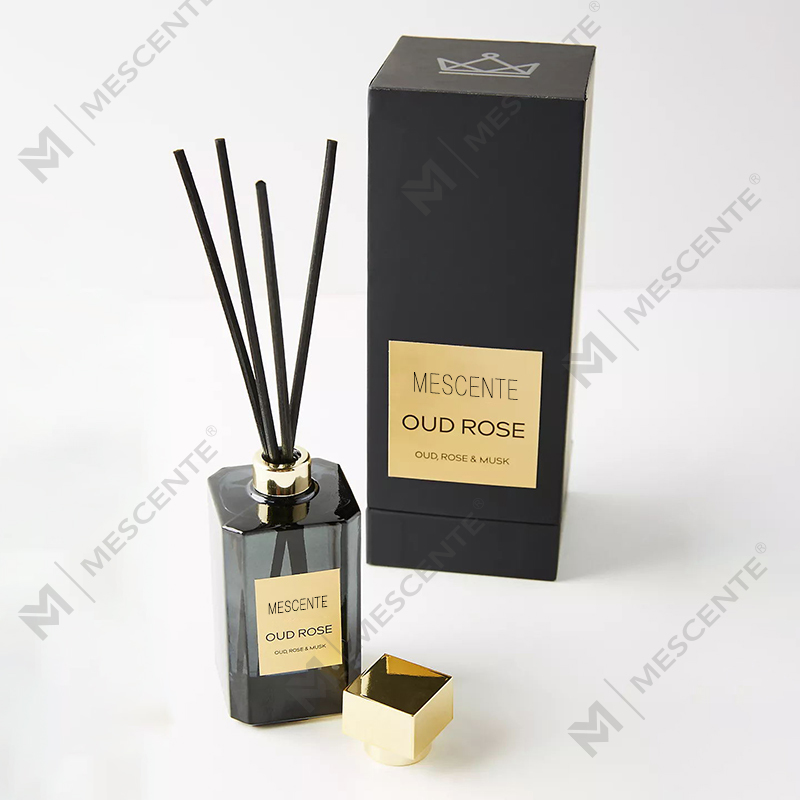Travertine Decorative Big Bottles Porcelain White Label Thailand Fragrance Reed Diffusers Vessel