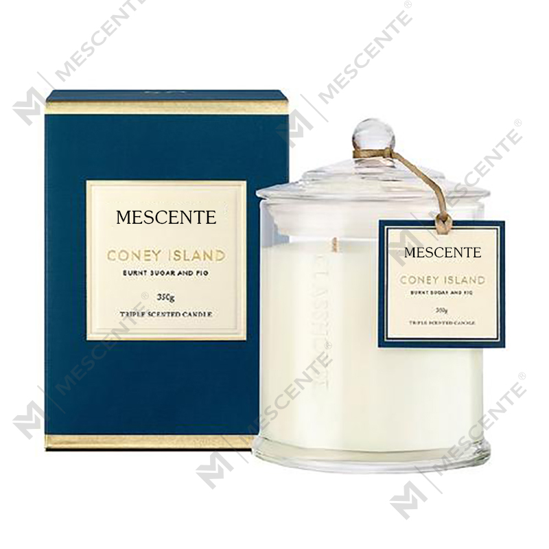 M&Scent Wholesale Luxury Custom Private Label Christmas Domed Jar Mga Mabangong Soy Candle na May Takip