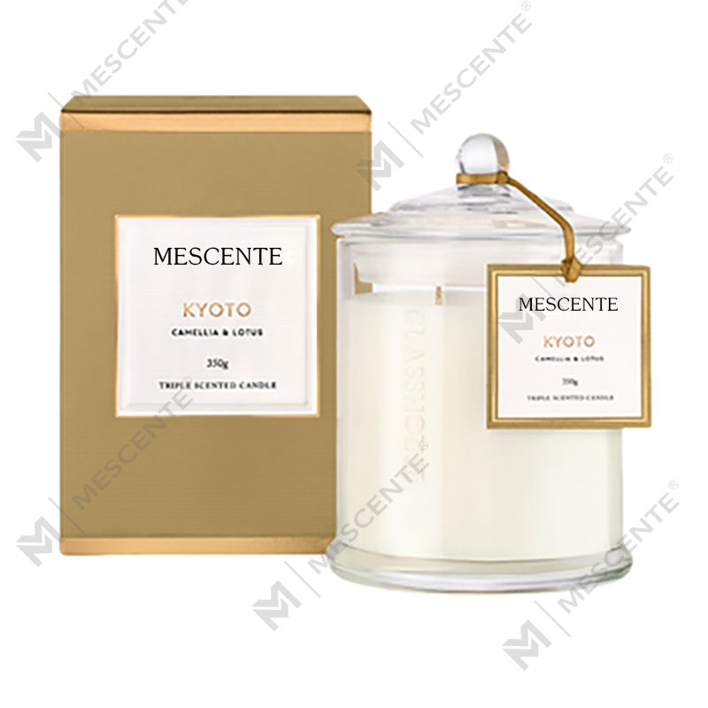 M&Scent Wholesale Luxury Custom Private Label Christmas Domed Jar Mga Mabangong Soy Candle na May Takip